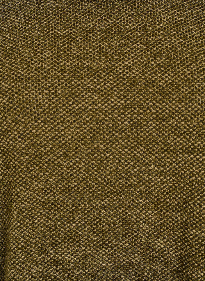 Lang&aelig;rmet bluse med struktur, Gr&oslash;n, Packshot image number 2