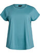 Kort&aelig;rmet t-shirt i bomuldsblanding, Bl&aring;, Packshot image number 0