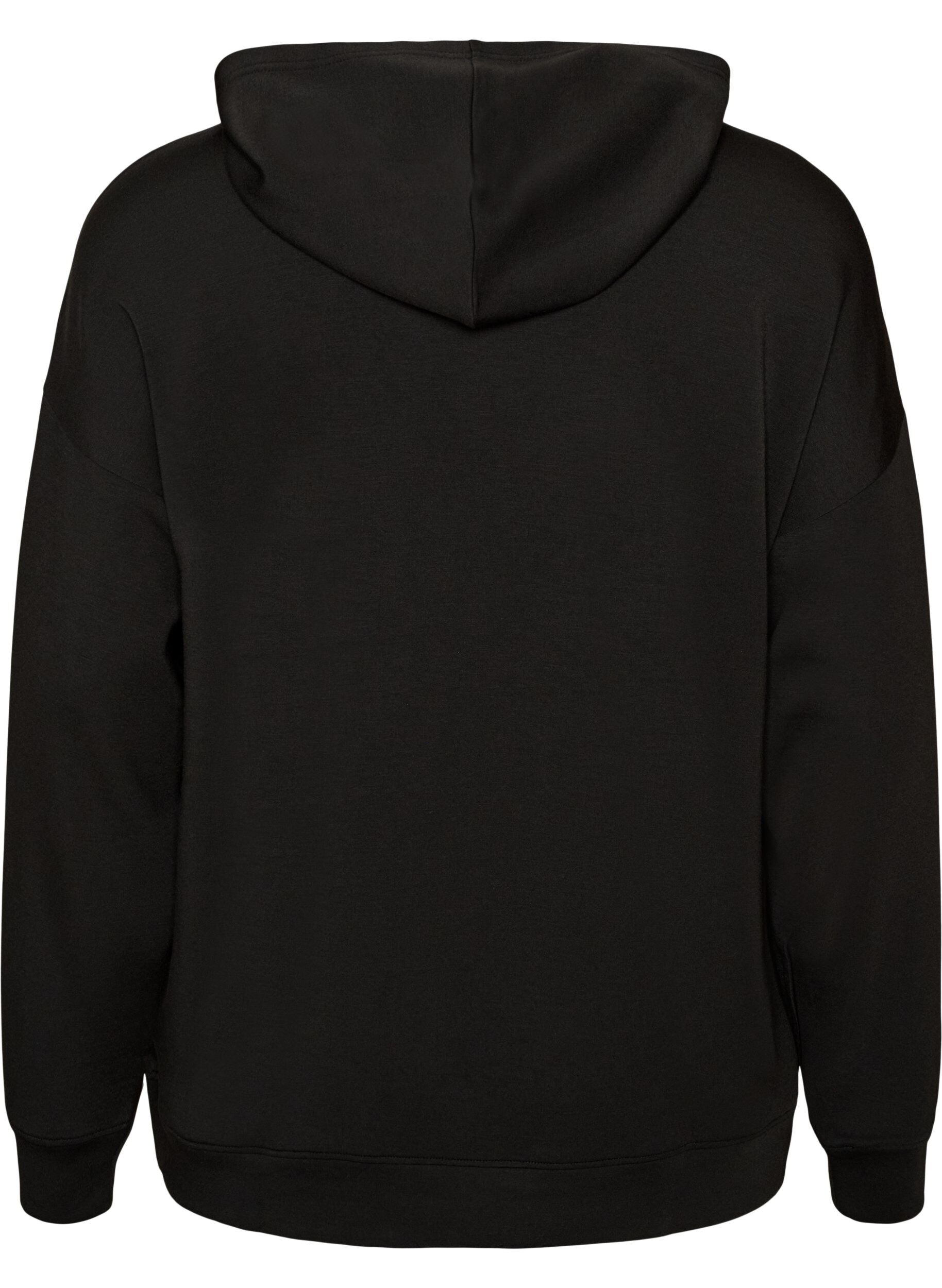 ZizziH&aelig;ttetr&oslash;je i jersey, Sort, Packshot image number 1