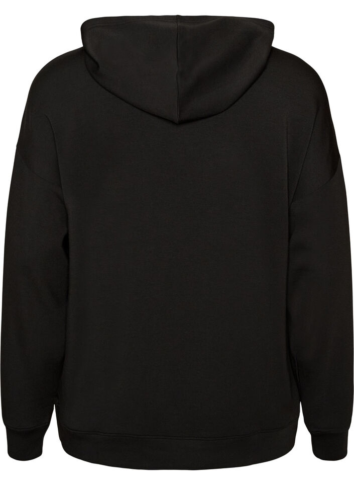 H&aelig;ttetr&oslash;je i jersey, Sort, Packshot image number 1