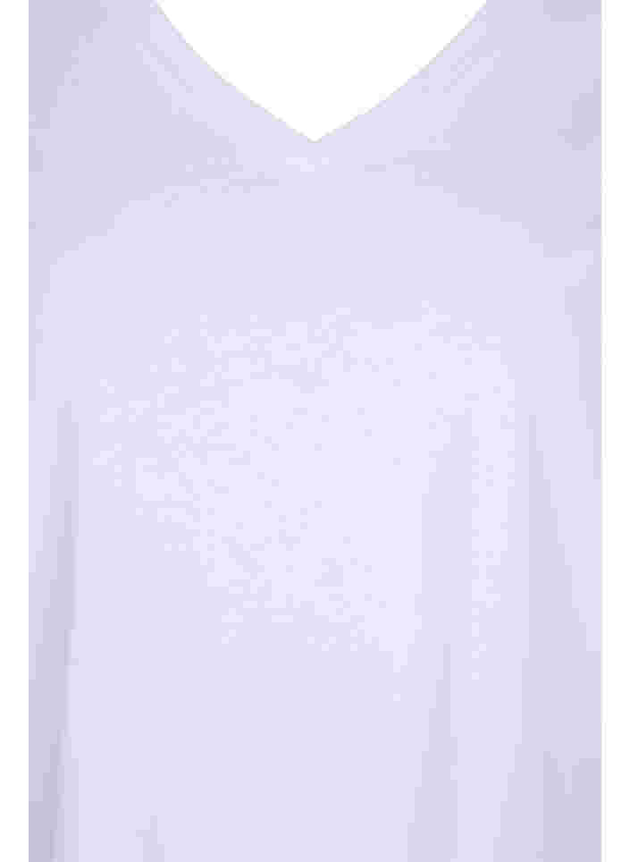 2-pak basis t-shirt i bomuld, Ultramarine/White, Packshot image number 3