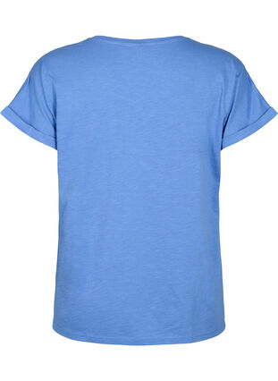 T-shirt i økologisk bomuld med tryk, Persian Jewel, Packshot image number 1