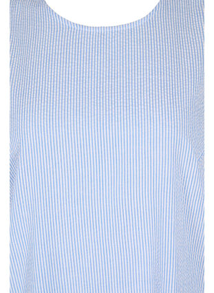 Ærmeløs bomuldskjole med striber, Skyway Stripe, Packshot image number 2