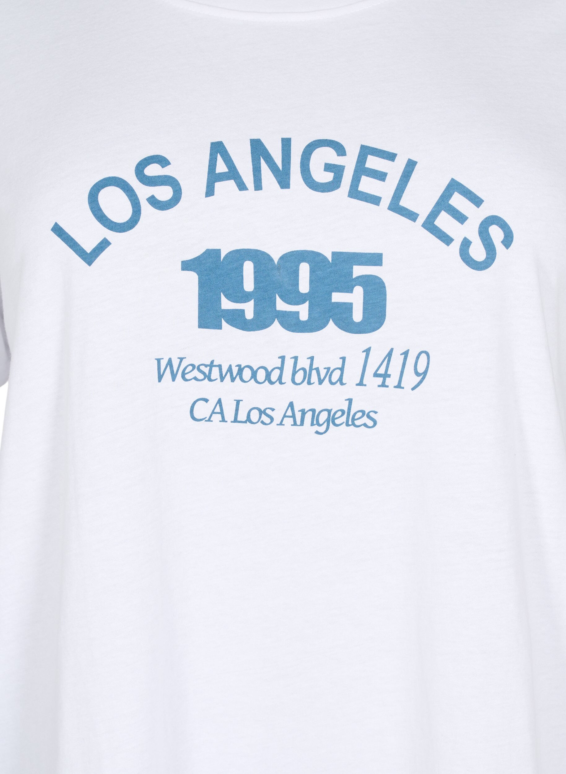 Zizzi FLASH - T-shirt med motiv, Hvid, Packshot image number 2