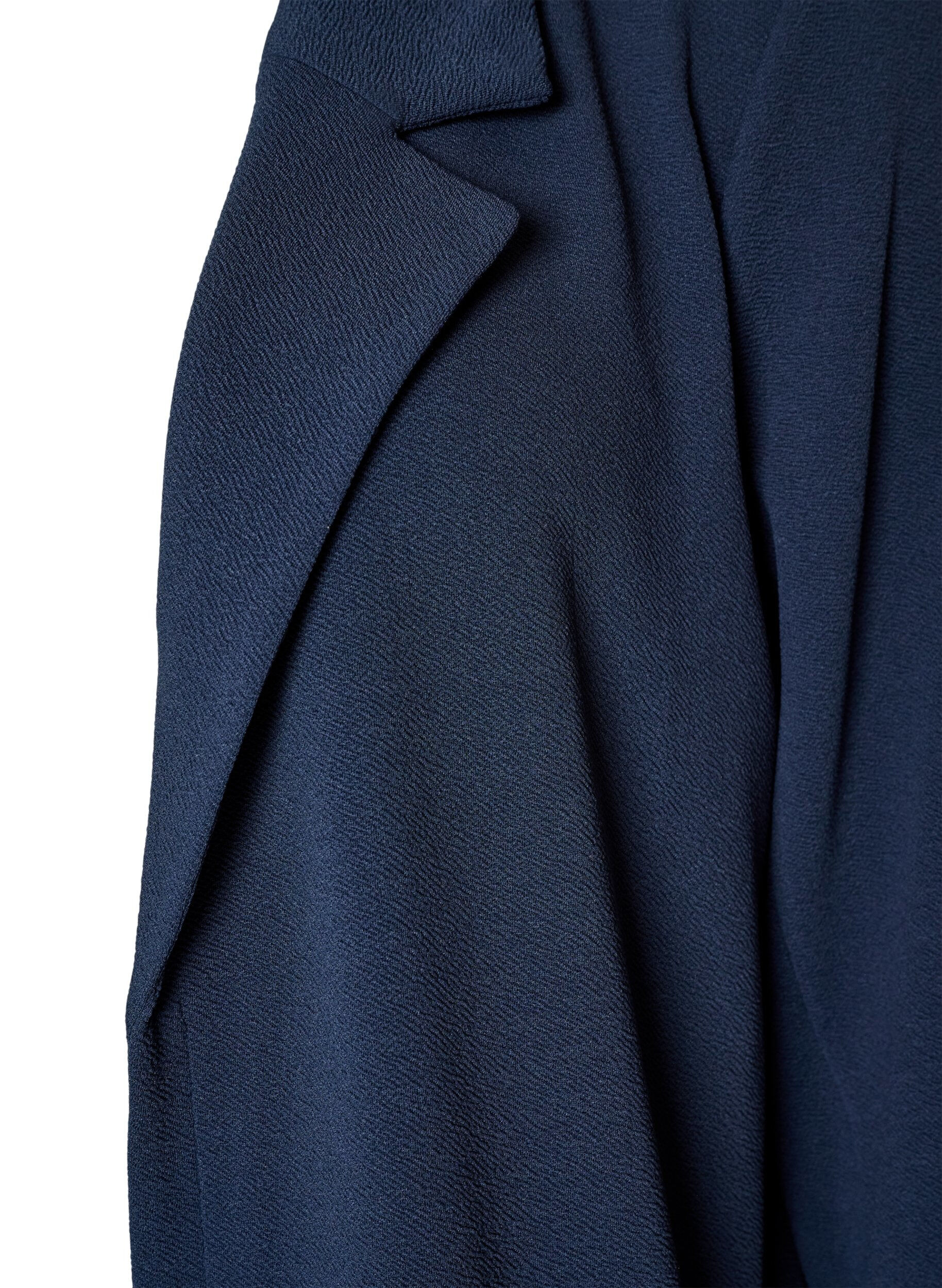 ZizziLang blazer med lommer, Bl&aring;, Packshot image number 2