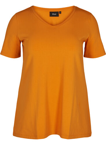 Basis t-shirt, DESERT SUN, Packshot image number 0