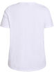 T-shirt med motiv , Hvid, Packshot image number 1