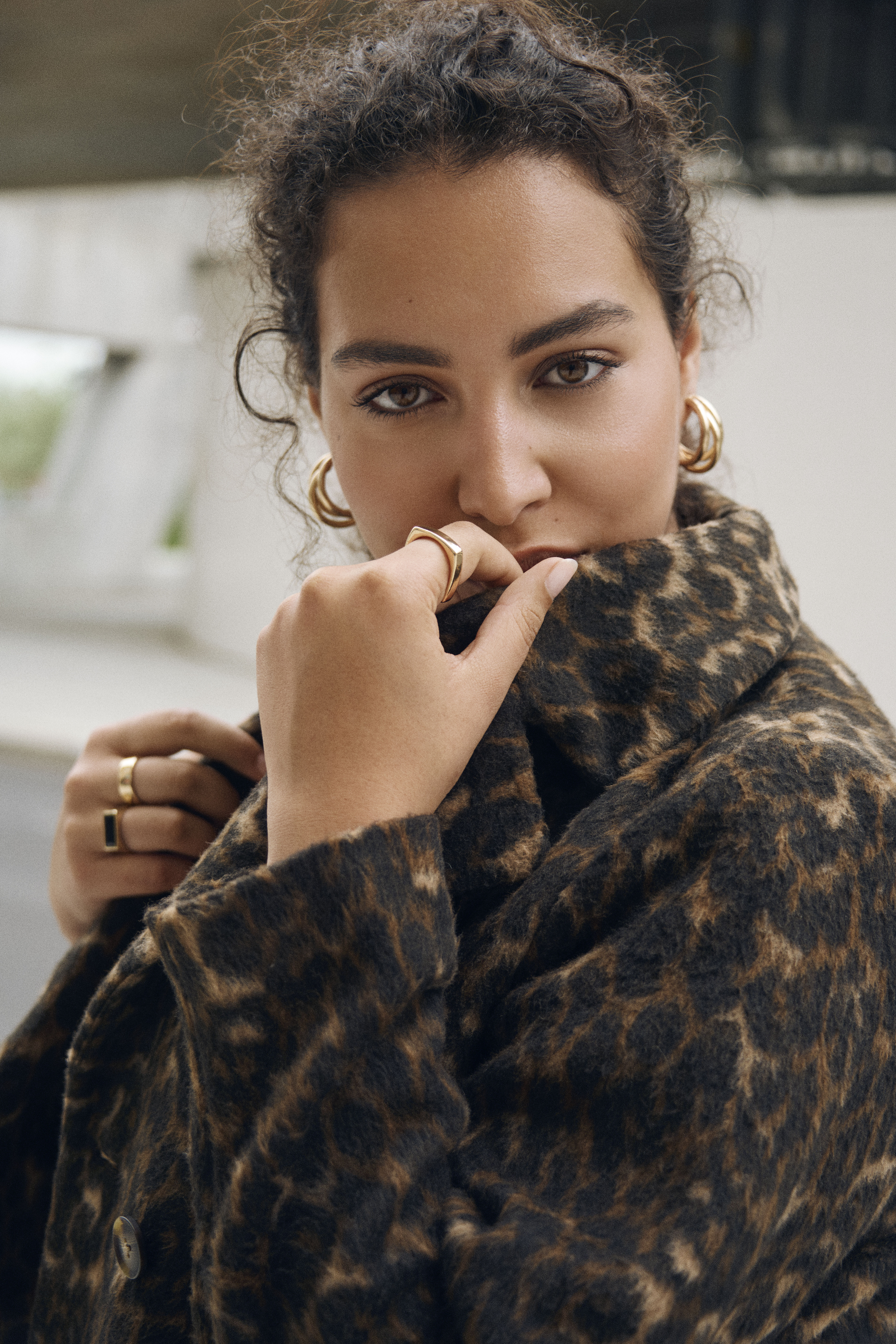 Zizzi Leopard frakke, , Model