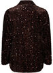 Blazer med pailletter, Brun, Packshot image number 1