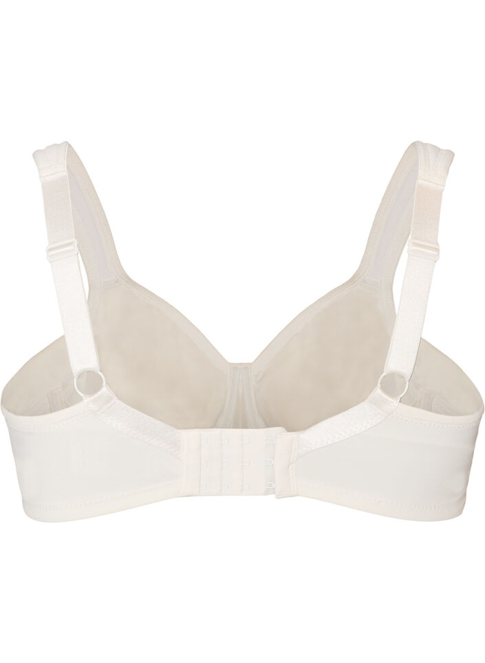 Komfort bh med blondelag og formst&oslash;bte sk&aring;le, Hvid, Packshot image number 1