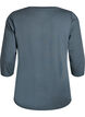 Tr&aelig;ningsbluse med 3/4 &aelig;rmer, Gr&aring;, Packshot image number 1