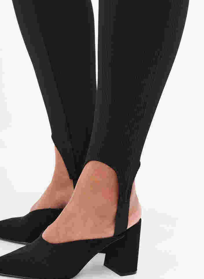 Leggings med strop under foden, Black, Model image number 2