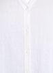 Lang skjorte i h&oslash;r og viskose, Hvid, Packshot image number 2