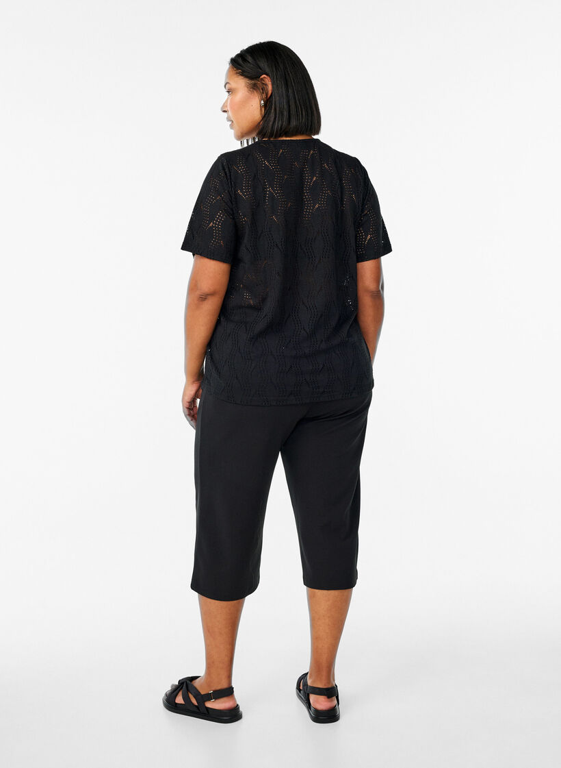 FLASH - Løse knickers med høj talje, Sort, Model image number 2