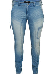 Ekstra slim fit Sanna jeans, Light blue denim