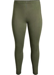 Basis leggings i viskose, Gr&oslash;n