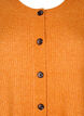 Ribstrikket cardigan med knapper, Orange, Packshot image number 2