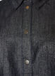Denimskjorte med glimmertr&aring;d og 3/4-&aelig;rmer, Gr&aring;, Packshot image number 2