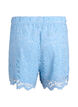 Blondeshorts med h&oslash;j talje og lommer, Bl&aring;, Packshot image number 1