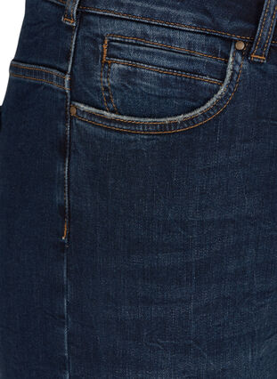 Ellen bootcut jeans, Dark blue denim, Packshot image number 2