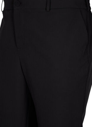 Bukser med lommer og lige ben, Black, Packshot image number 2