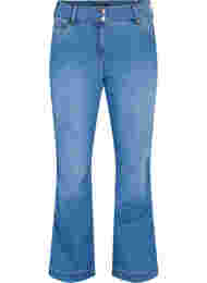 Højtaljede Ellen jeans med bootcut , Blue denim