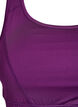 Sports-bh med racerback, Lilla, Packshot image number 2