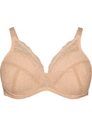 Vatteret blonde bh med b&oslash;jle, Beige