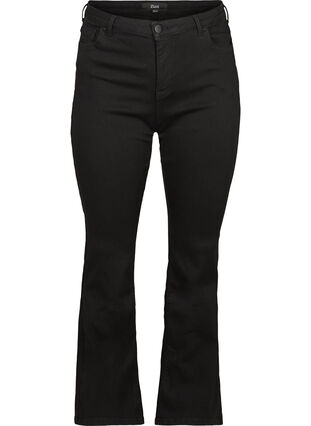 Ellen bootcut jeans, Black, Packshot image number 0