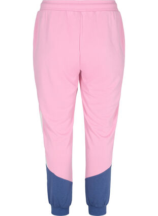 Sweatpants med color-block, C. Pink C. Blocking, Packshot image number 1
