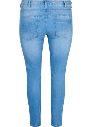 Slim fit Emily jeans med slid , Light blue, Packshot image number 1
