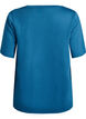 T-shirt i modalmix, Bl&aring;, Packshot image number 1