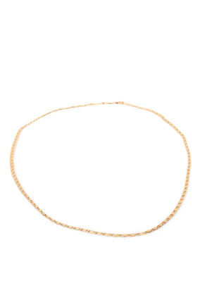 Kort guldfarvet halskæde, Gold, Packshot image number 0