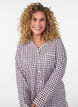Bomulds pyjamas-skjorte med brystlomme, R&oslash;d, Model image number 4