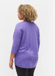 Tr&aelig;ningsbluse med 3/4 &aelig;rmer, Lilla, Model image number 2