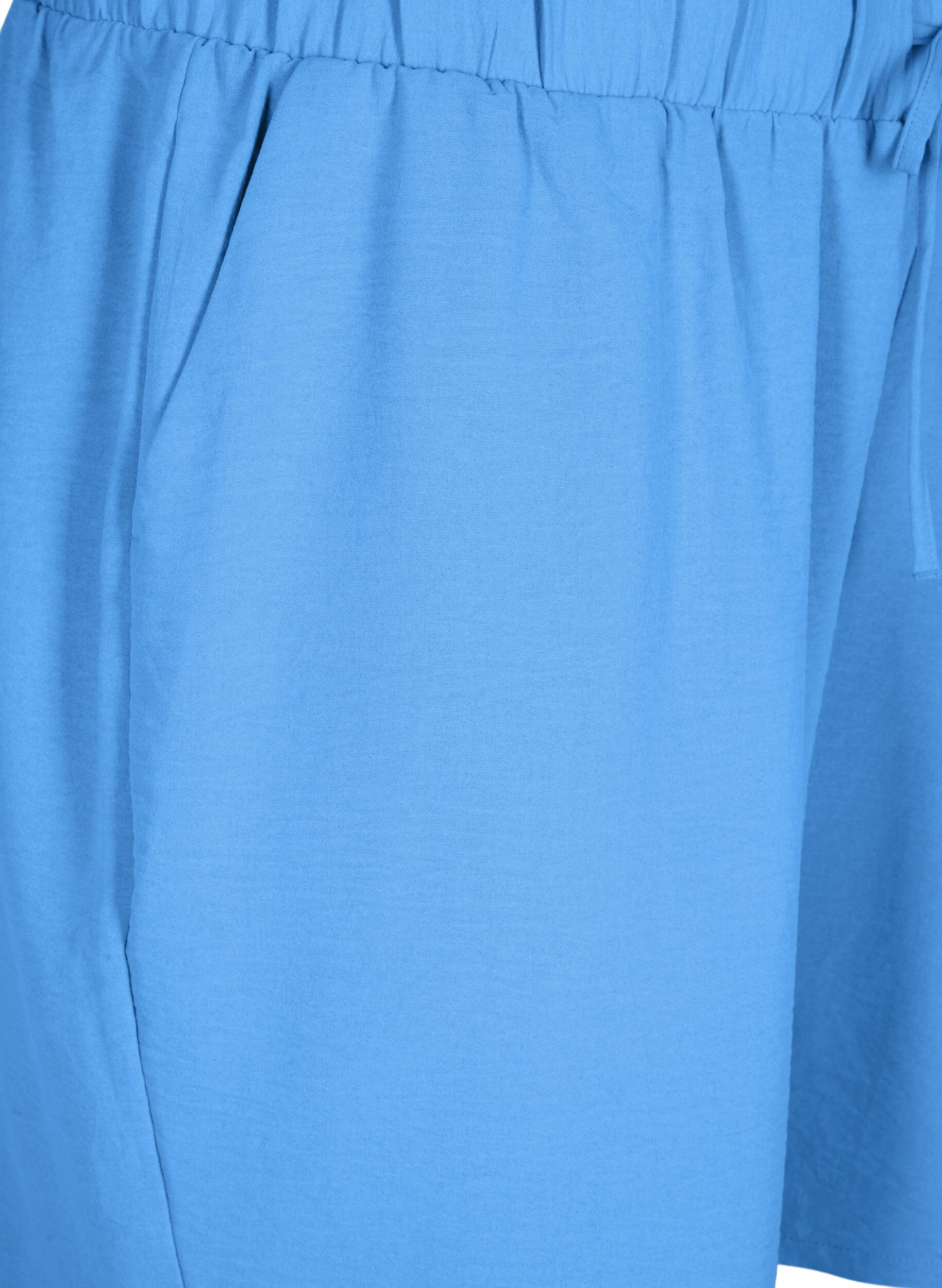ZizziShorts med lommer og elastik i taljen, Bl&aring;, Packshot image number 2