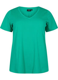 Kortærmet t-shirt med v-udskæring, Simply Green