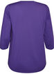 Tr&aelig;ningsbluse med 3/4 &aelig;rmer, Lilla, Packshot image number 1