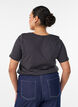 T-shirt med motiv, Gr&aring;, Model image number 2
