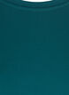 Ensfarvet trænings t-shirt, Grøn, Packshot image number 2