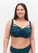 Bikini bh med drapering og string , Leopard, Model image number 0