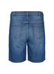 Straight fit denimshorts med bindeb&aring;nd, Bl&aring;, Packshot image number 1