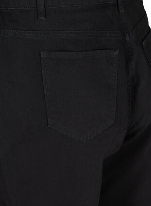Slouchy fit Saga jeans i bomuld, Black , Packshot image number 3
