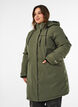 Vandafvisende parka med h&aelig;tte og funktionelle detaljer, Gr&oslash;n, Model image number 0