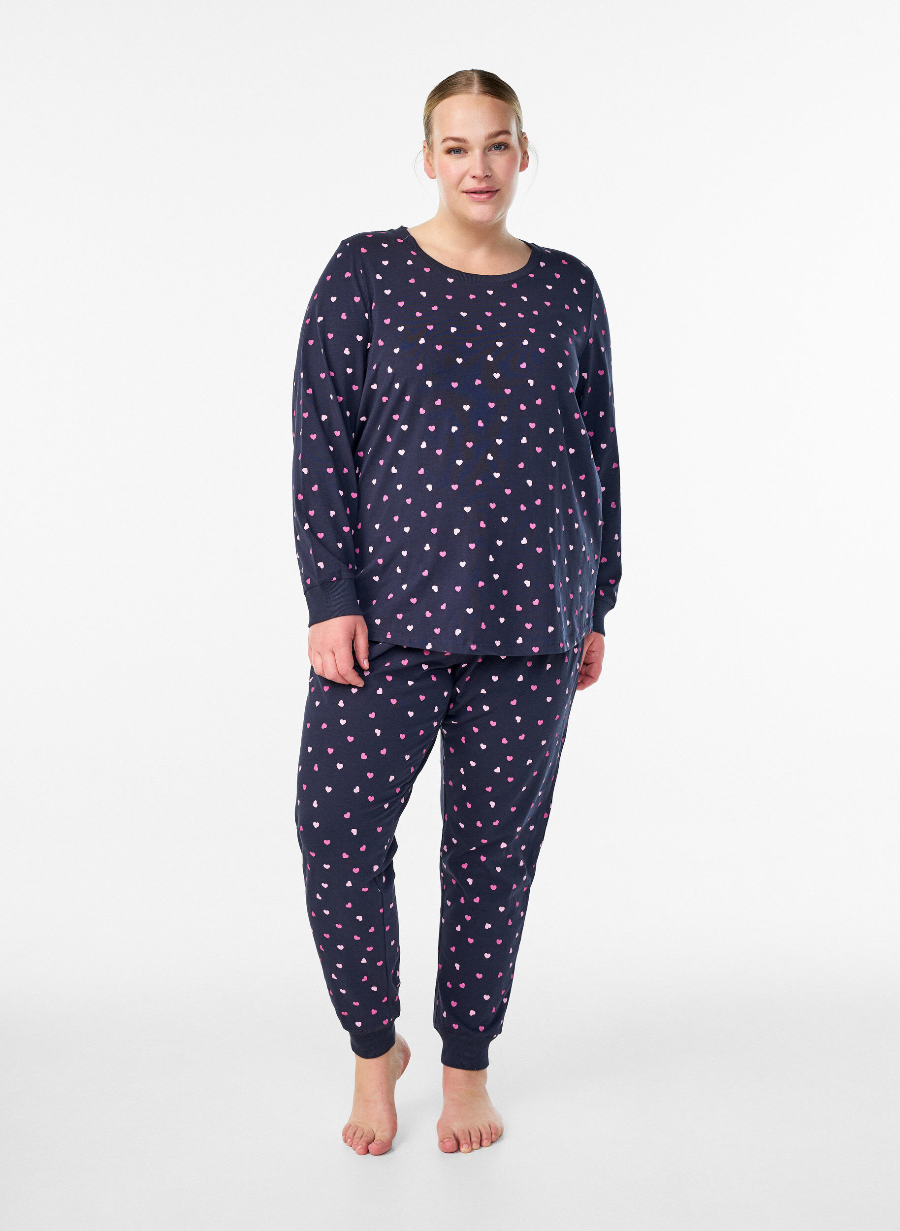 ZizziNatbukser med print, Bl&aring;, Model image number 0