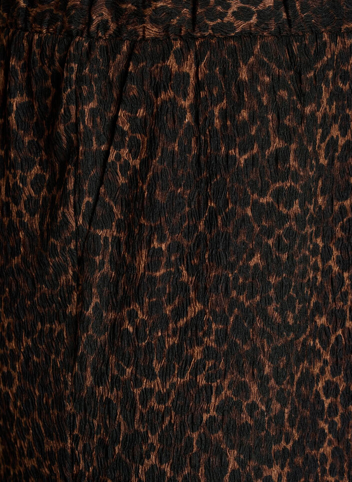 Bukser med b&oslash;lget struktur, Brun, Packshot image number 2