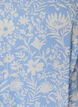 Kort&aelig;rmet bomuldskjole med print, Vanilla, Packshot image number 2
