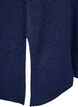Strikbluse med diagonalt m&oslash;nster og raglan&aelig;rmer, Bl&aring;, Packshot image number 3