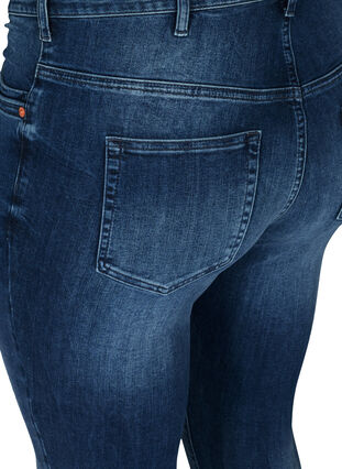 Ekstra slim Amy jeans, Blue denim, Packshot image number 3