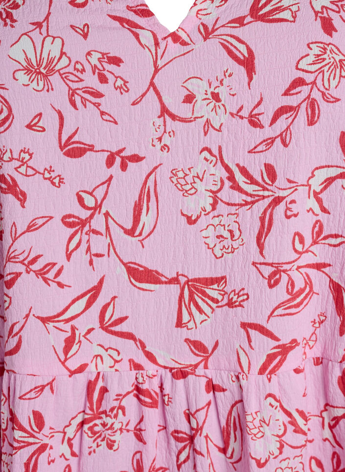 FLASH - Kort kjole med A-facon, Lilla, Packshot image number 2